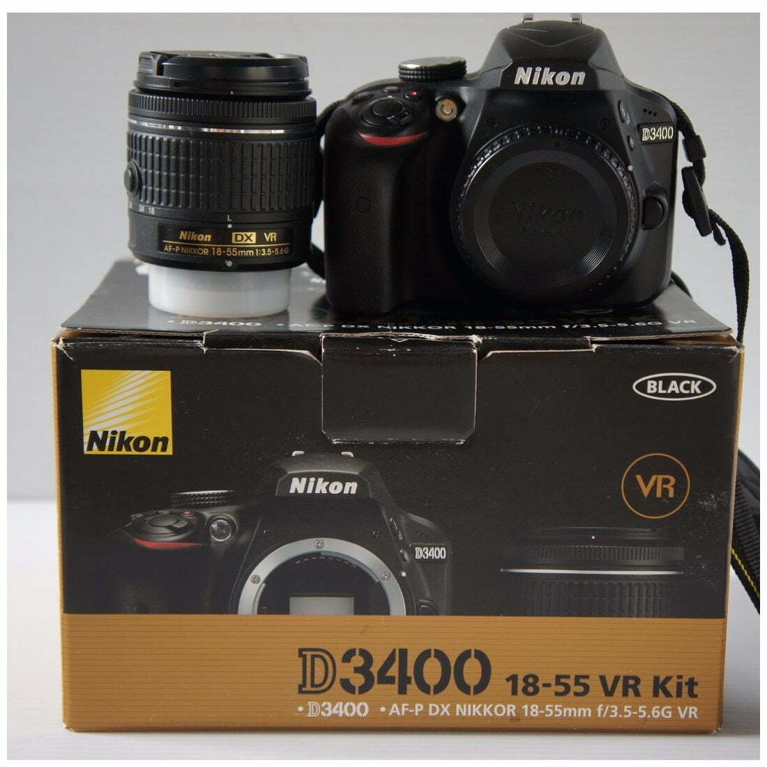 Used Nikon D3400 with 18-55mm Af-P Lens Dslr Camera - cambuy-lives Used Nikon D3400 with 18-55mm Af-P Lens Dslr Camera - cambuy-lives